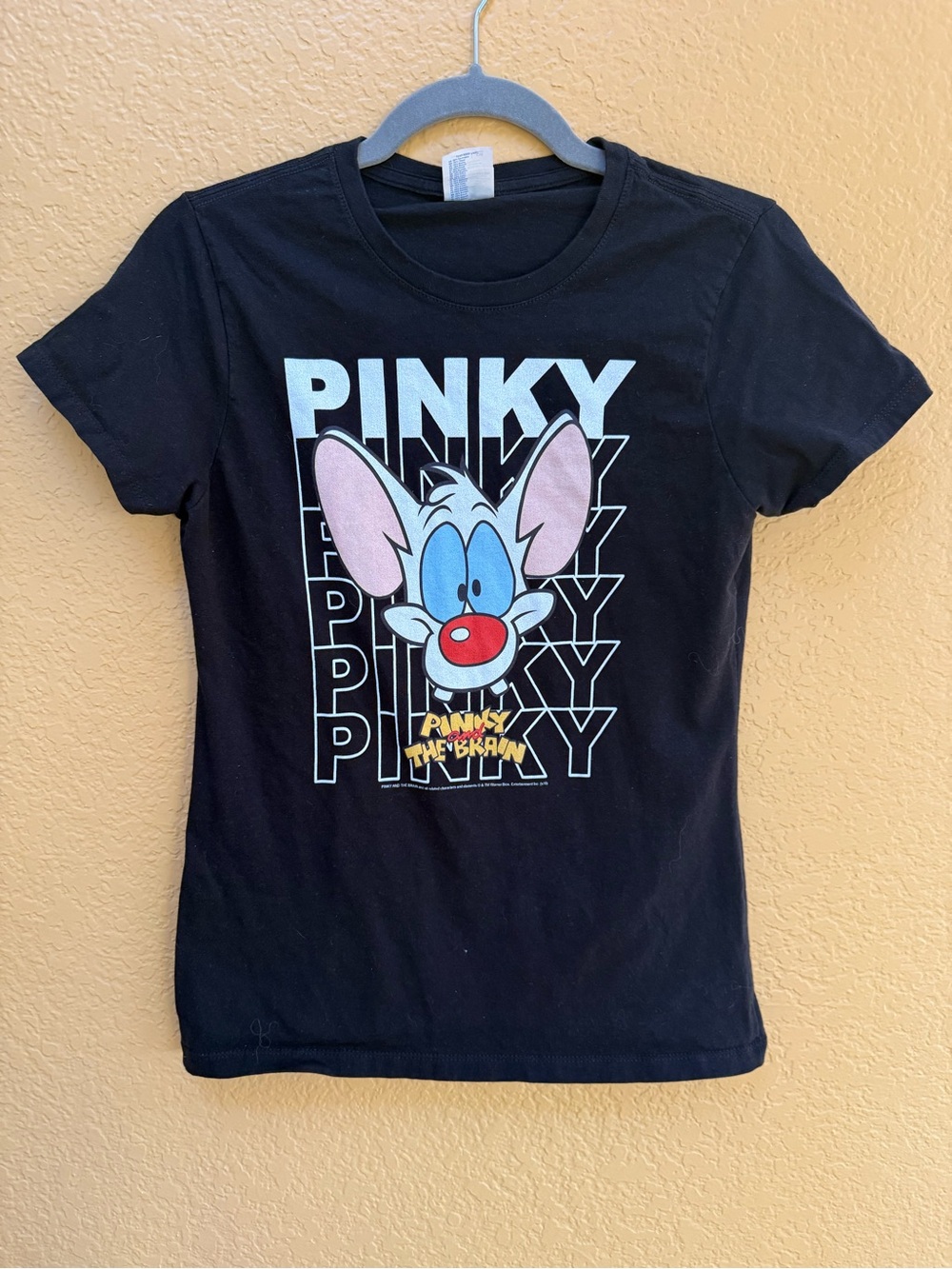 Pinky and the Brain Women’s Black Graphic Tee Shirt